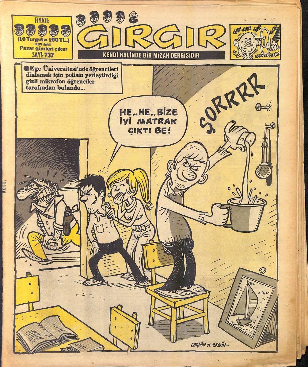 Gırgır Mizah Dergisi 19 Ekim 1986 Sayı : 737 NDR96872 - 1