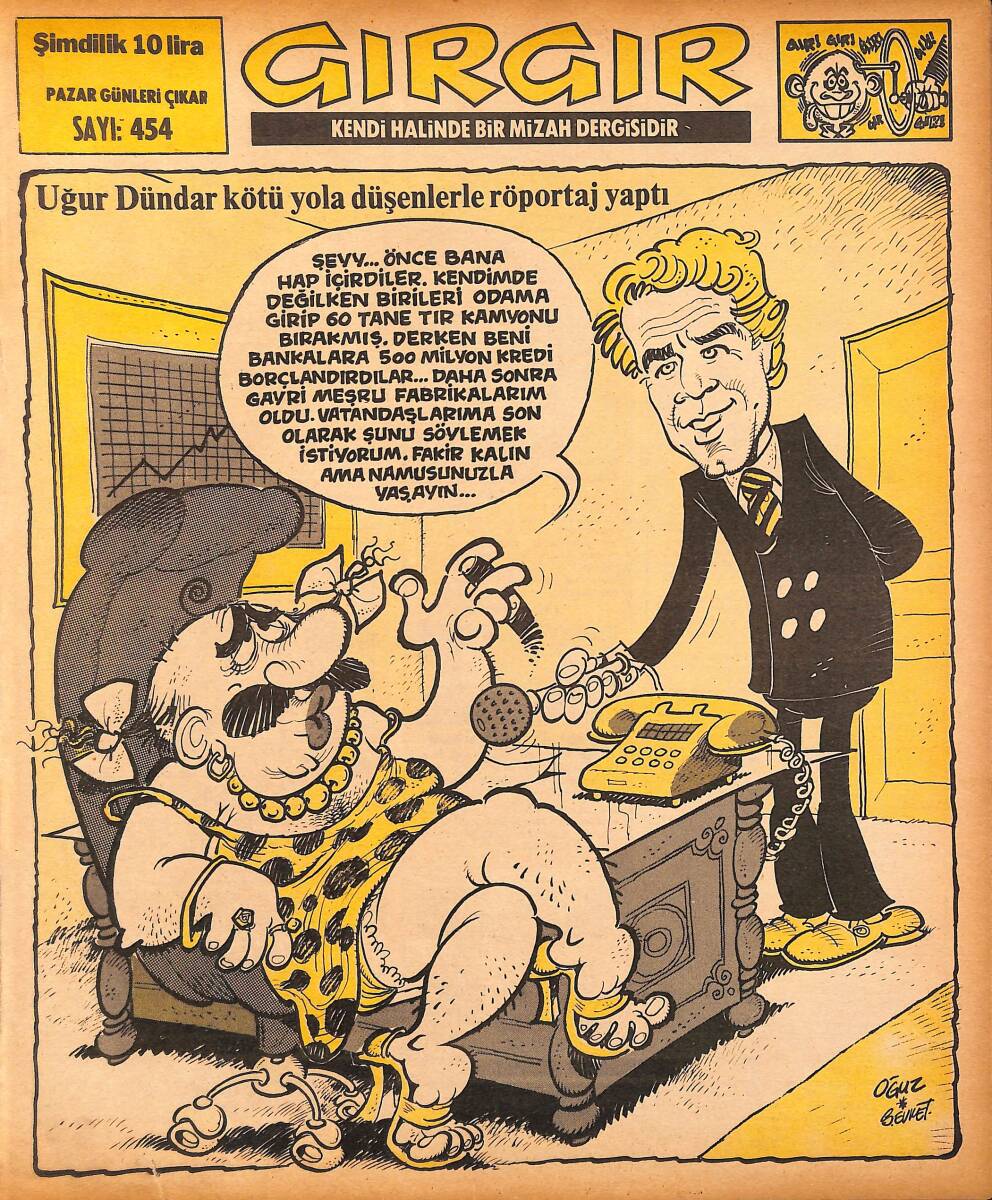 Gırgır Mizah Dergisi 19 Nisan 1981 Sayı : 454 NDR97511 - 1