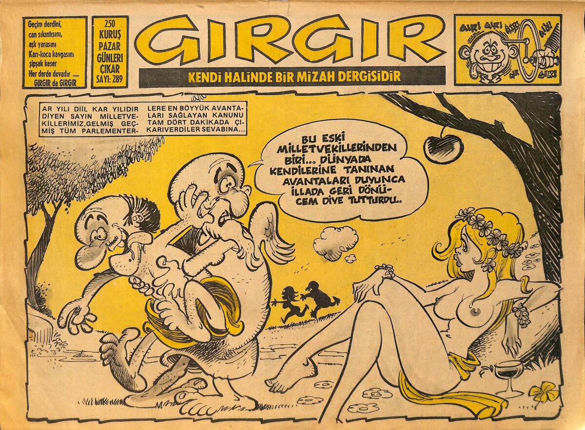 Gırgır Mizah Dergisi 19 Şubat 1978 Sayı : 289 NDR97658 - 1