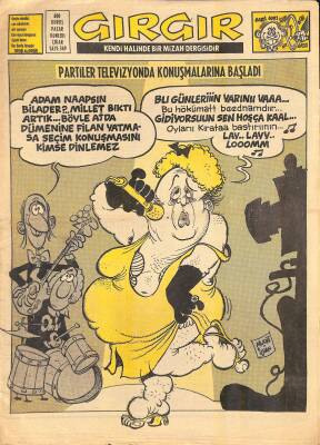 Gırgır Mizah Dergisi 2 Eylül 1979 Sayı 369 NDR80744 - 1