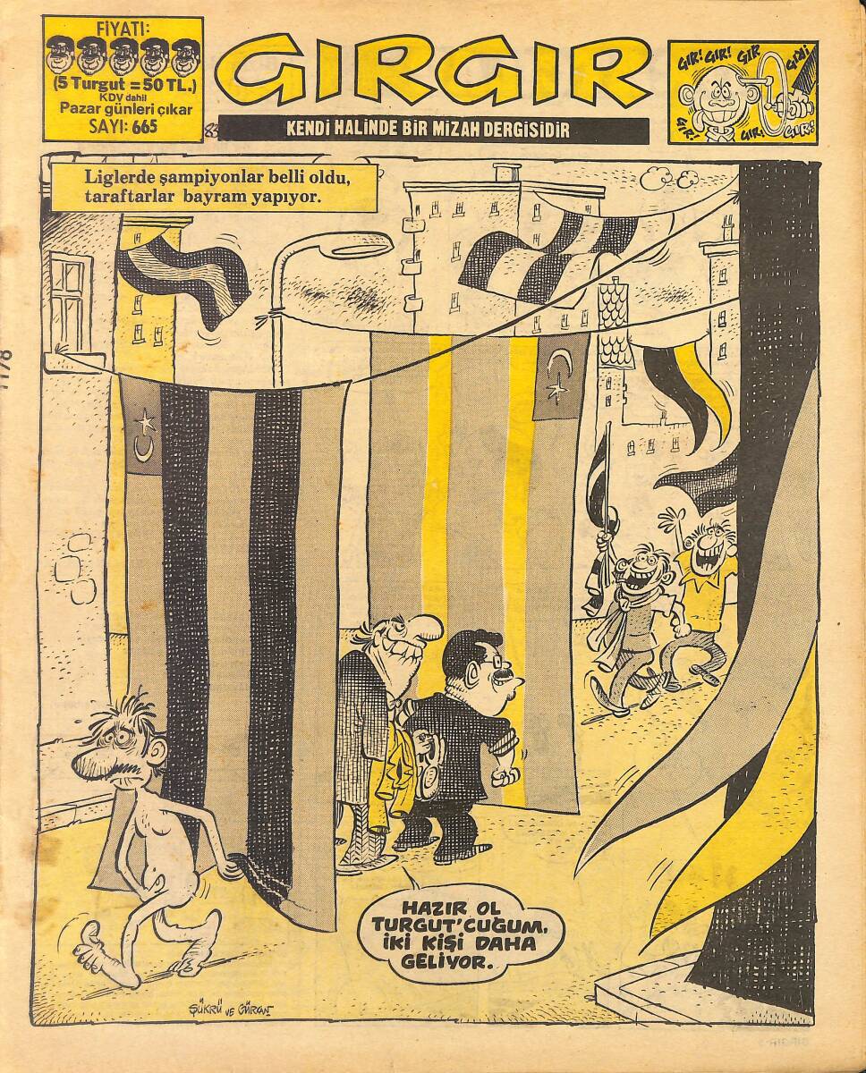 Gırgır Mizah Dergisi 2 Haziran 1985 Sayı : 665 NDR97720 - 1
