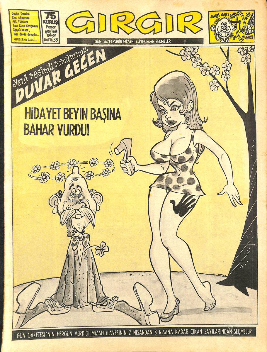 Gırgır Mizah Dergisi 2 Nisan 1973 Sayı : 35 NDR96819 - 1