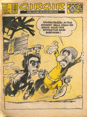 Gırgır Mizah Dergisi 2 Nisan 1978 Sayı 295 NDR80531 - 1