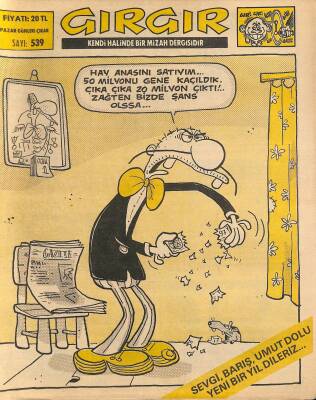 Gırgır Mizah Dergisi 2 Ocak 1983 Sayı 539 NDR80343 - 1