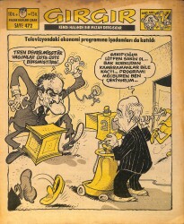 Gırgır Mizah Dergisi 20 Eylül 1981 Sayı : 472 NDR97206 - Gökçekoleksiyon