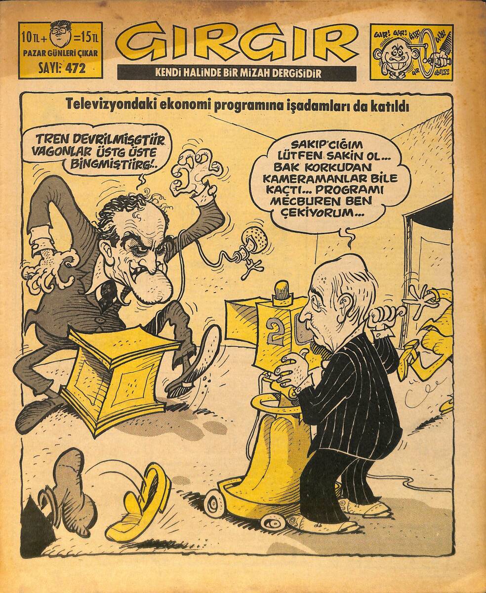 Gırgır Mizah Dergisi 20 Eylül 1981 Sayı : 472 NDR97206 - 1