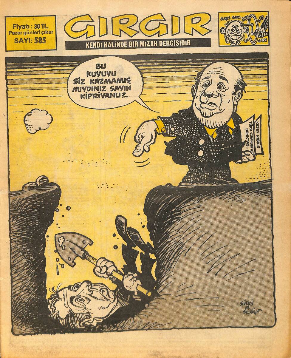 Gırgır Mizah Dergisi 20 Kasım 1983 Sayı : 585 NDR97248 - 1
