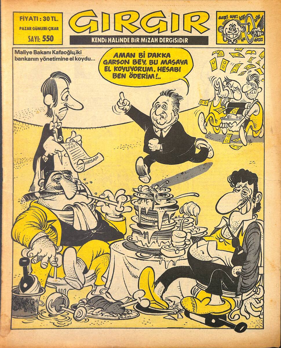 Gırgır Mizah Dergisi 20 Mart 1983 Sayı: 550 NDR97822 - 1