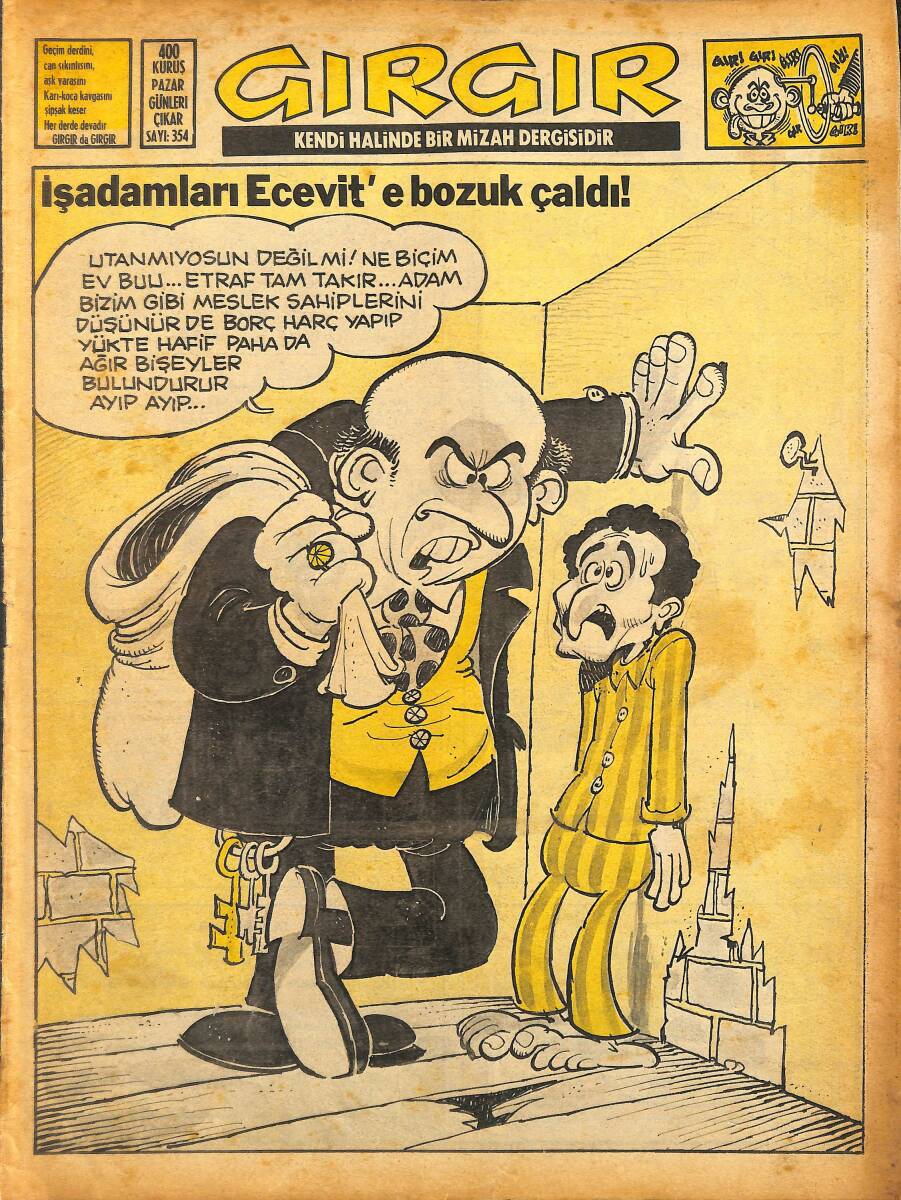 Gırgır Mizah Dergisi 20 Mayıs 1979 Sayı : 354 NDR97599 - 1