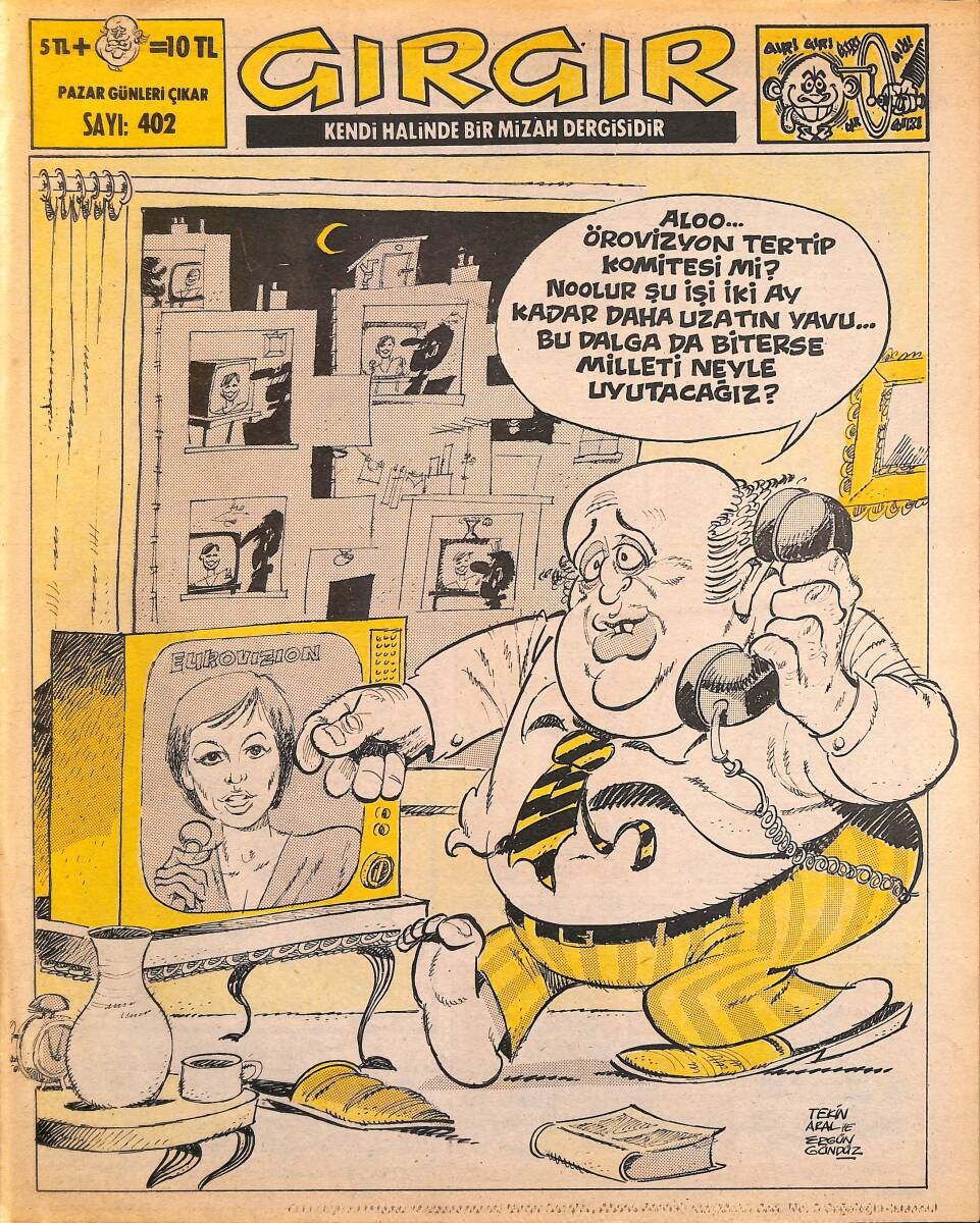 Gırgır Mizah Dergisi 20 Nisan 1980 Sayı : 402 NDR97672 - 1