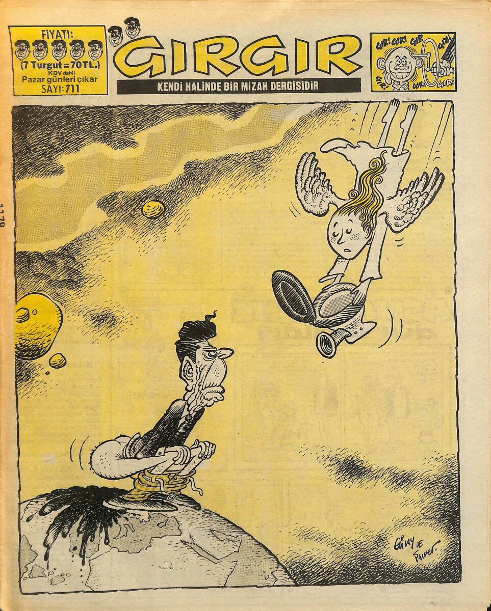 Gırgır Mizah Dergisi 20 Nisan 1986 Sayı: 711 NDR98012 - 1