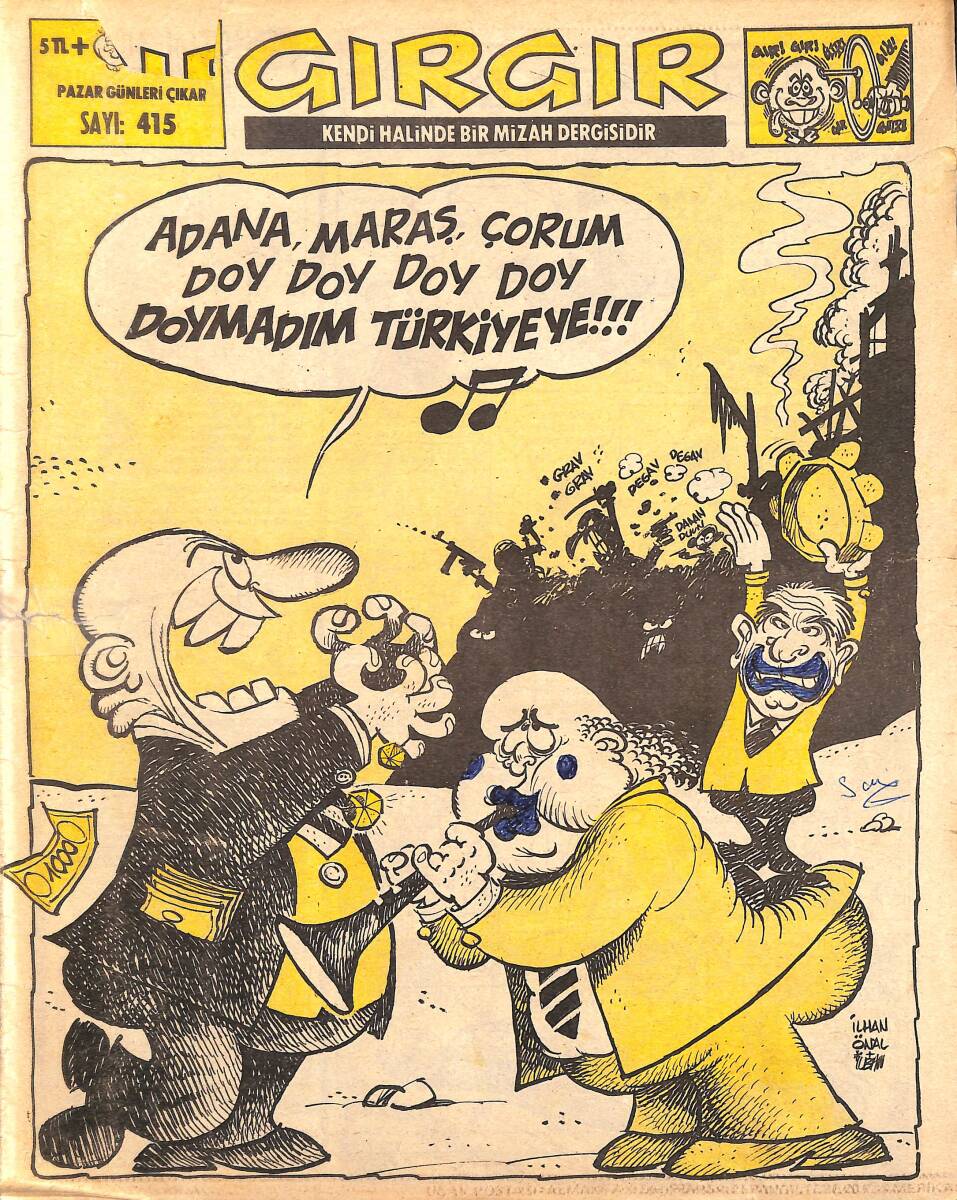 Gırgır Mizah Dergisi 20 Temmuz 1980 Sayı : 415 NDR97688 - 1