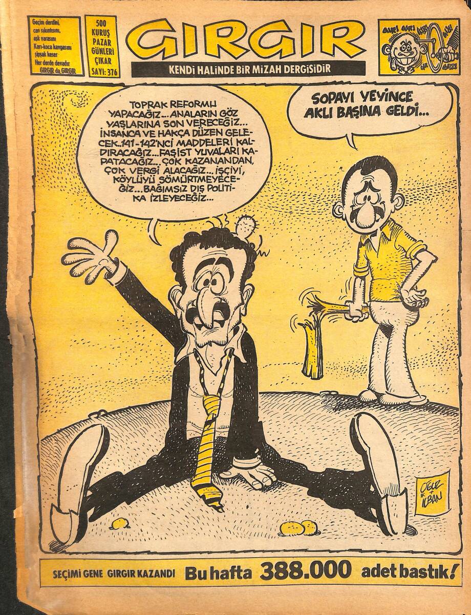 Gırgır Mizah Dergisi 21 Ekim 1979 Sayı : 376 NDR97620 - 1