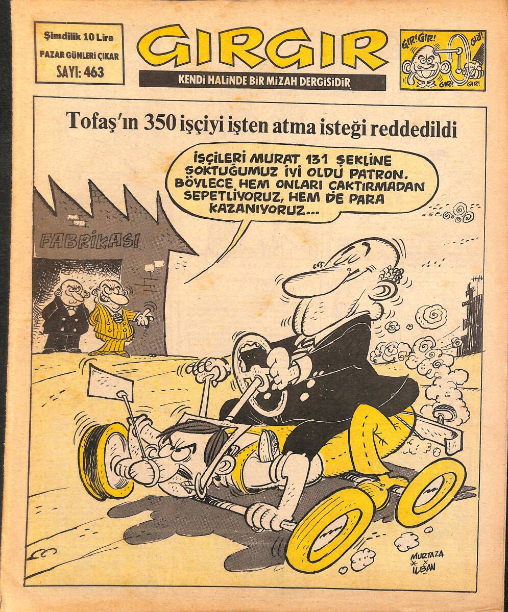 Gırgır Mizah Dergisi 21 Haziran 1981 Sayı : 463 NDR97502 - 1