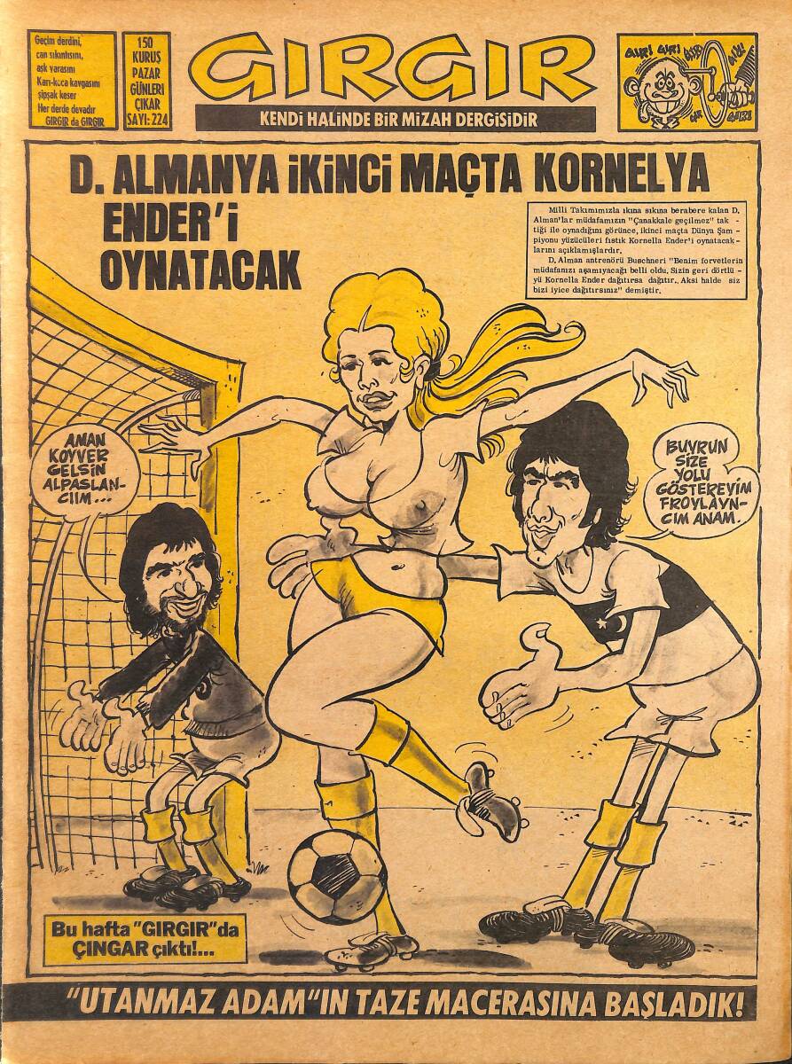 Gırgır Mizah Dergisi 21 Kasım 1976 Sayı: 224 NDR97934 - 1