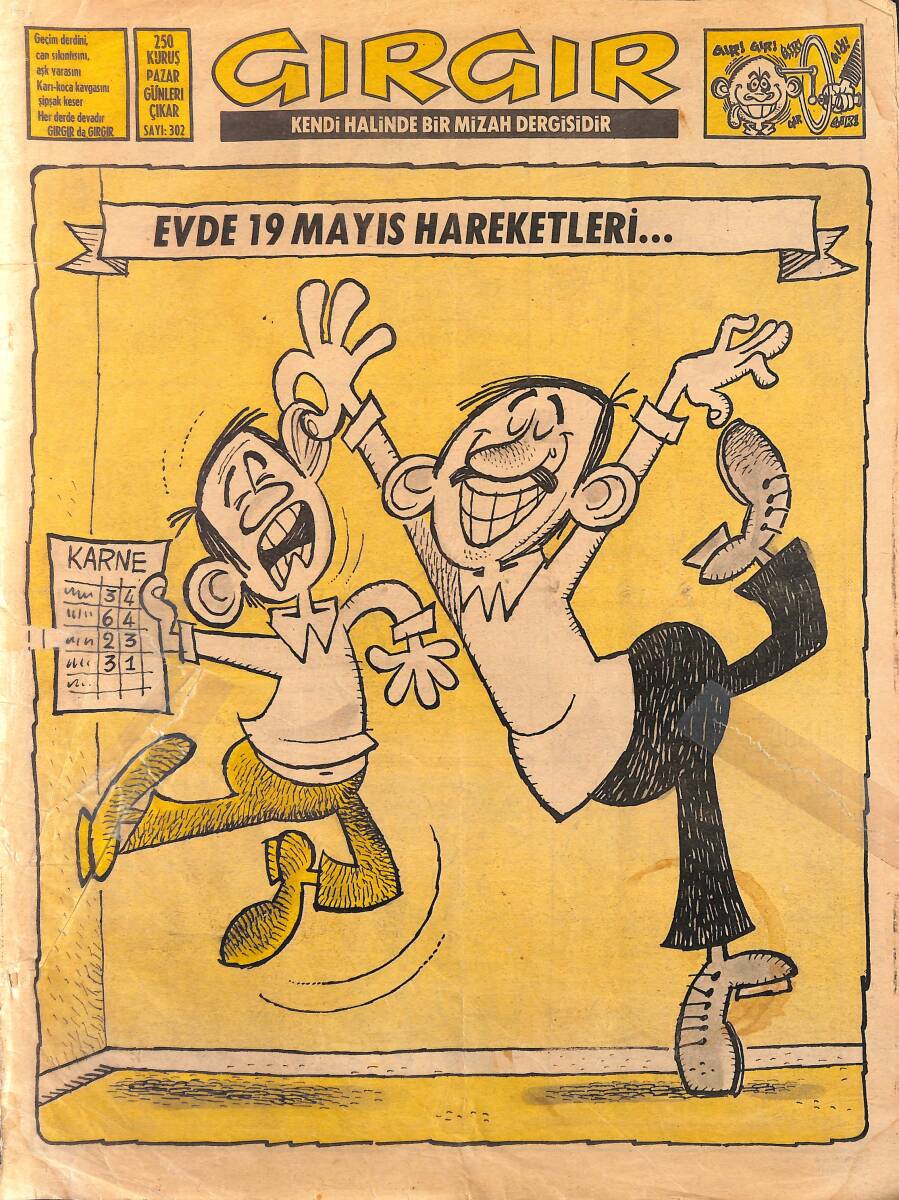 Gırgır Mizah Dergisi 21 Mayıs 1978 Sayı : 302 NDR97604 - 1