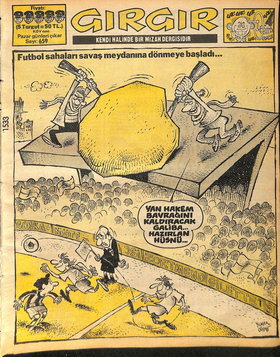 Gırgır Mizah Dergisi 21 Nisan 1985 Sayı : 659 NDR90616 - 1