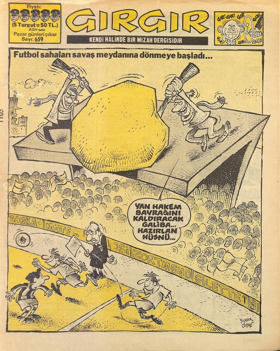 Gırgır Mizah Dergisi 21 Nisan 1985 Sayı : 659 NDR97726 - 1