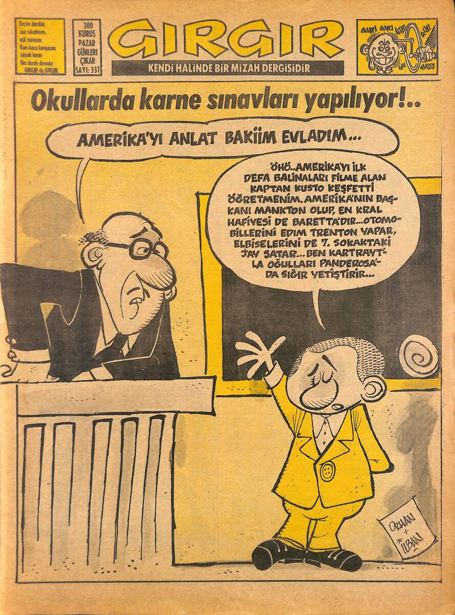 Gırgır Mizah Dergisi 21 Ocak 1979 Sayı : 337 NDR97569 - 1