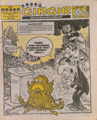 Gırgır Mizah Dergisi 22 Kasım 1987 Sayı 794 NDR80303 - 1