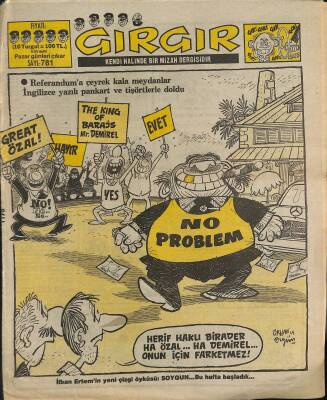 Gırgır Mizah Dergisi 23 Ağustos 1987 Sayı 781 NDR80315 - 1