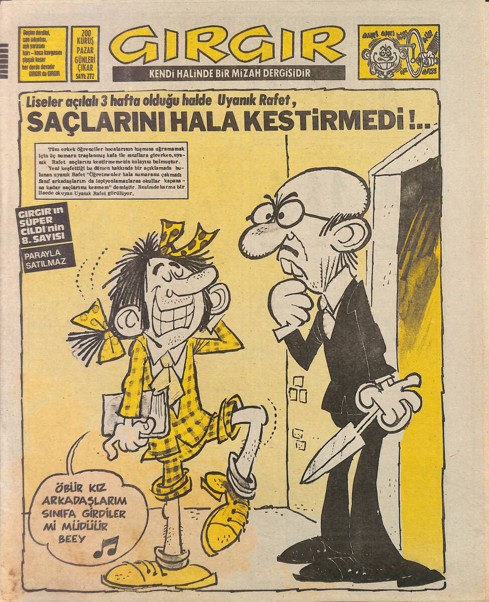 Gırgır Mizah Dergisi 23 Ekim 1977 Sayı: 272 NDR97806 - 1