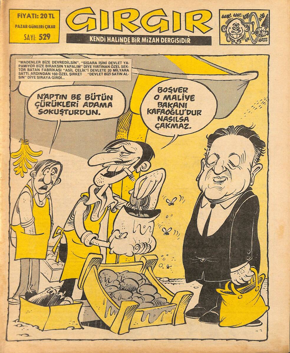 Gırgır Mizah Dergisi 23 Ekim 1982 Sayı : 529 NDR97519 - 1