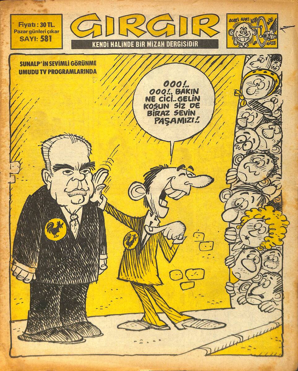 Gırgır Mizah Dergisi 23 Ekim 1983 Sayı : 581 NDR97252 - 1