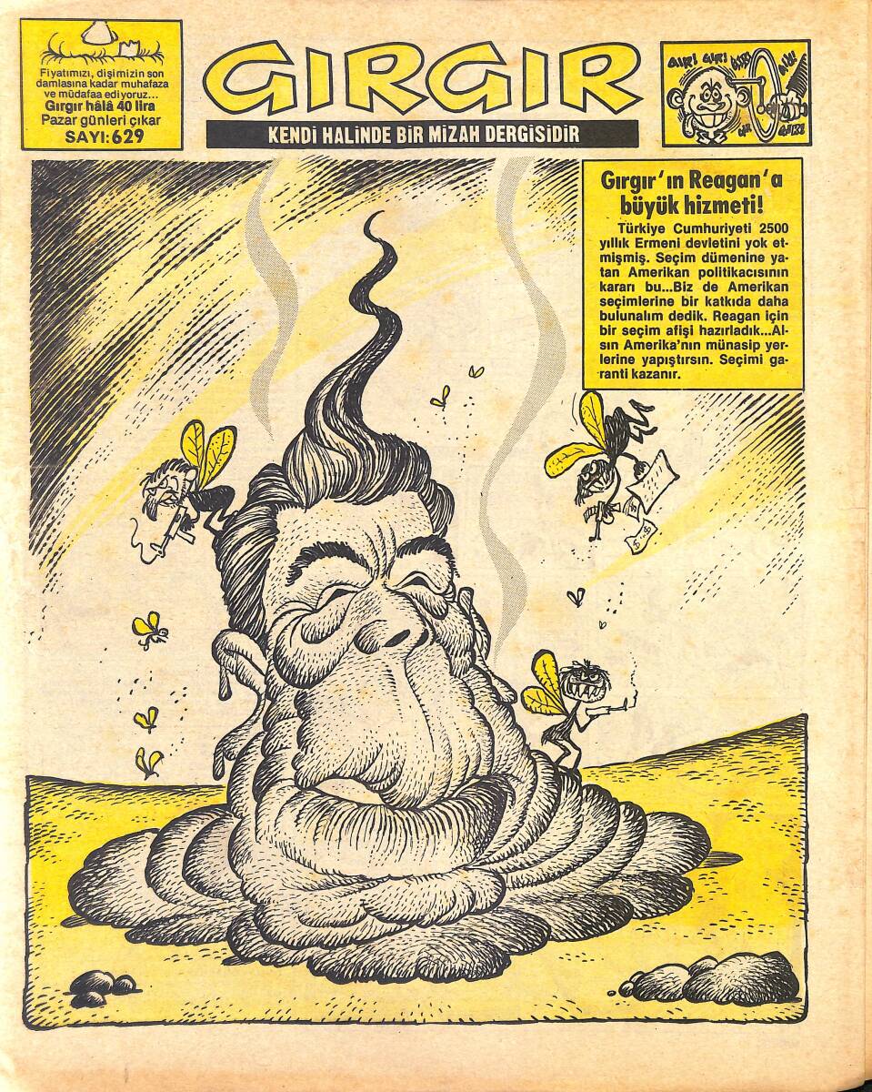 Gırgır Mizah Dergisi 23 Eylül 1984 Sayı : 629 NDR96962 - 1