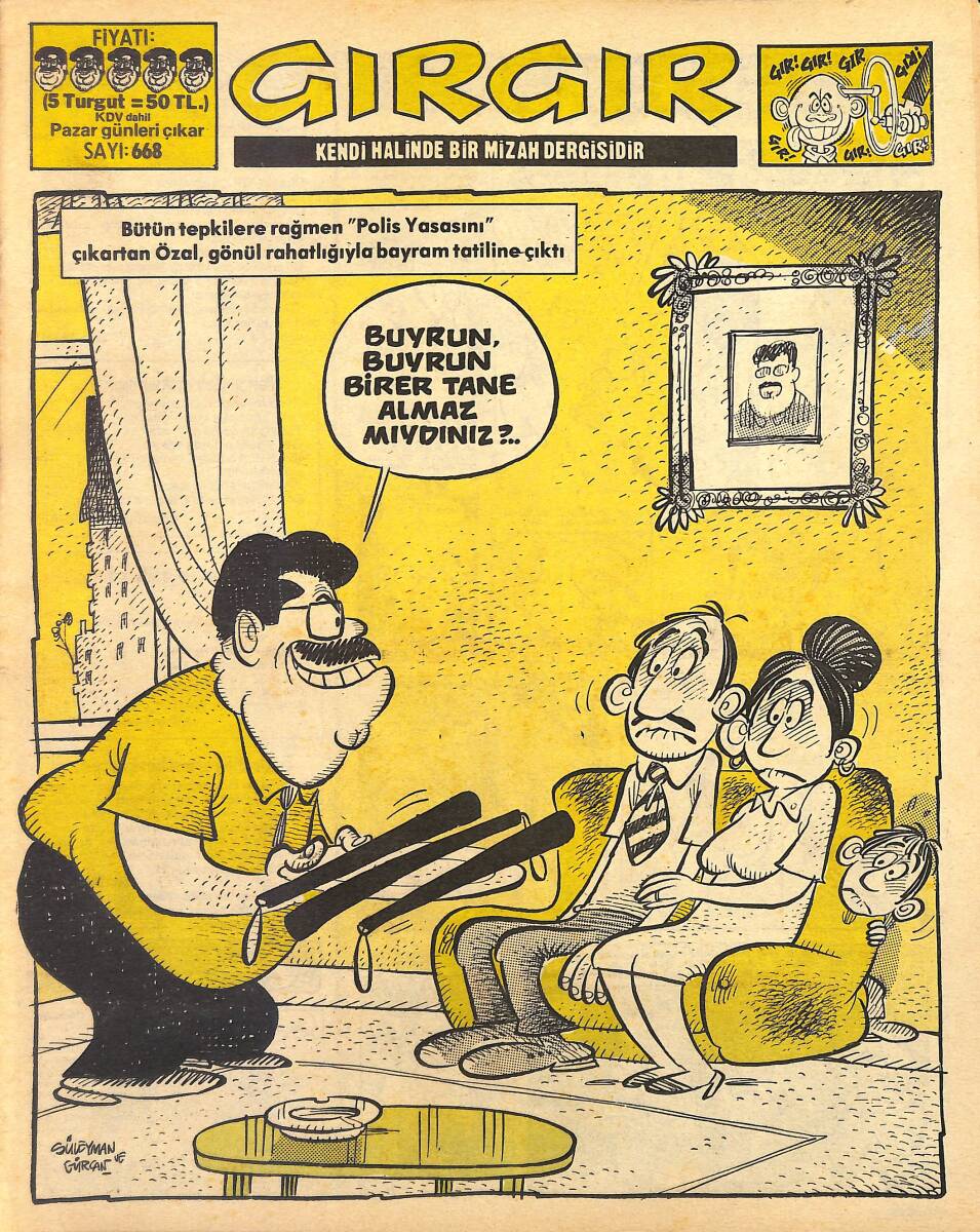 Gırgır Mizah Dergisi 23 Haziran 1985 Sayı: 668 NDR97784 - 1