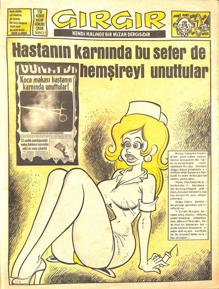Gırgır Mizah Dergisi 23 Mart 1975 Sayı : 137 NDR96840 - 1