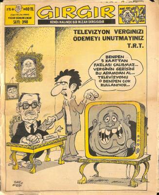 Gırgır Mizah Dergisi 23 Mart 1980 Sayı 398 NDR80535 - 1