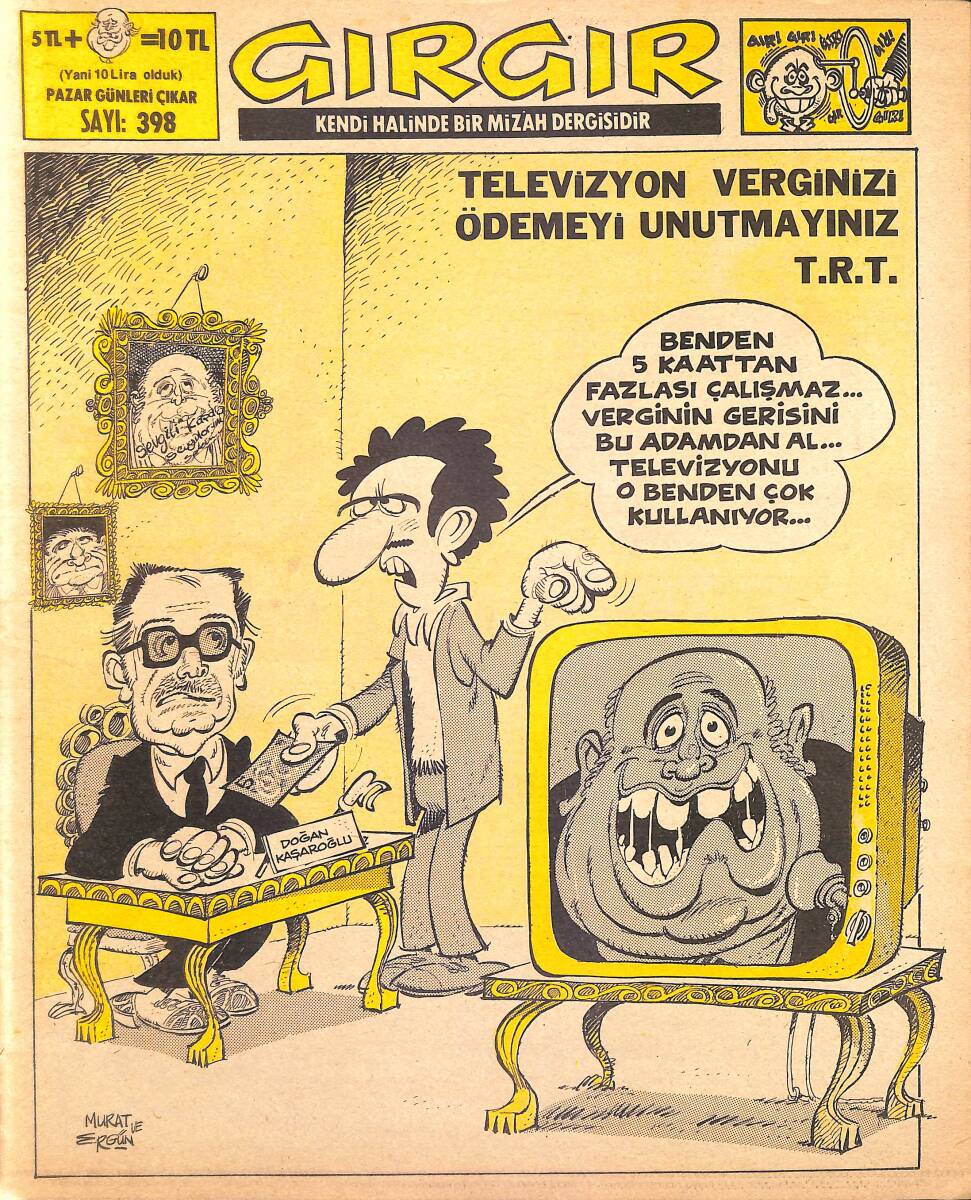 Gırgır Mizah Dergisi 23 Mart 1980 Sayı : 398 NDR97676 - 1