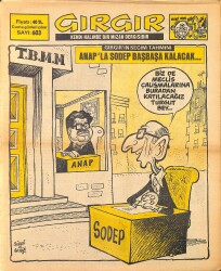 Gırgır Mizah Dergisi 23 Mart 1984 Sayı : 603 NDR96856 - Gökçekoleksiyon