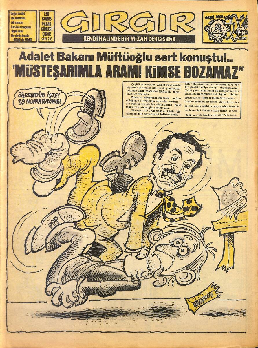 Gırgır Mizah Dergisi 23 Ocak 1977 Sayı: 233 NDR97788 - 1