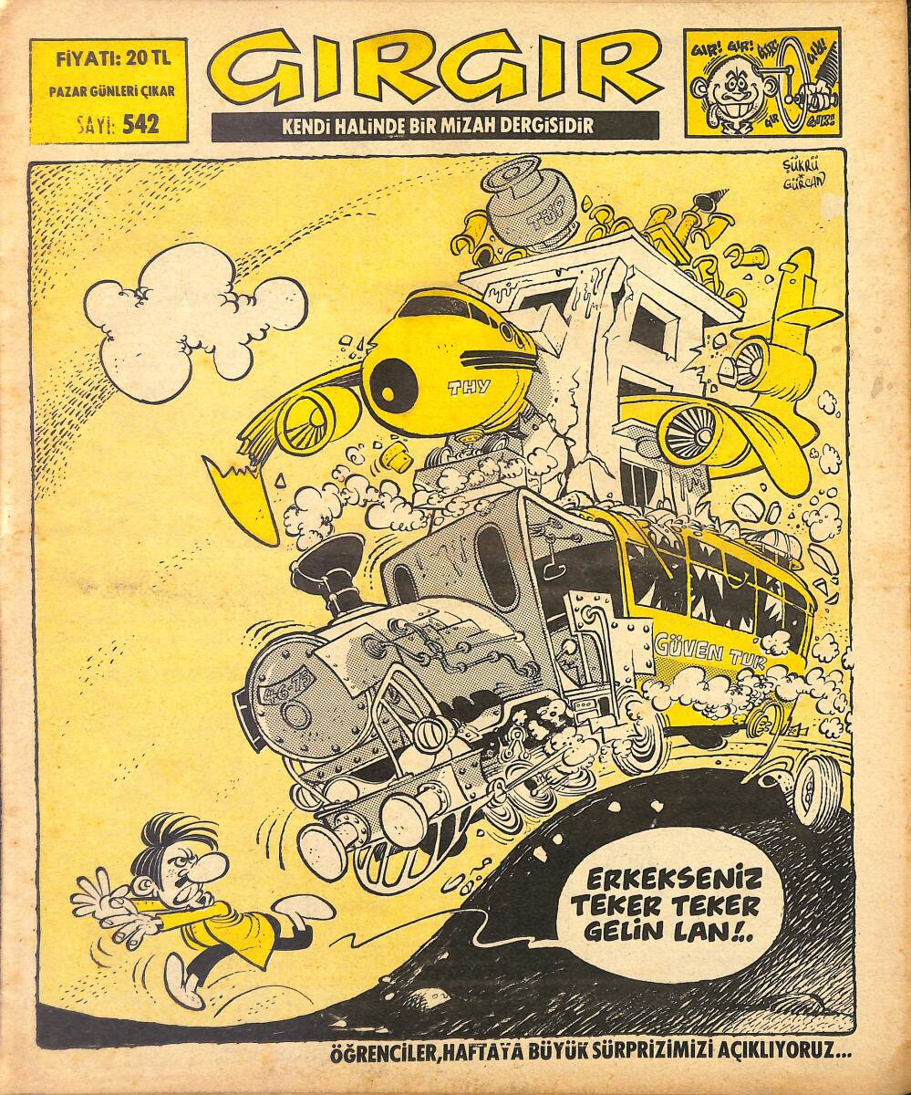 Gırgır Mizah Dergisi 23 Ocak 1983 Sayı: 542 NDR97814 - 1