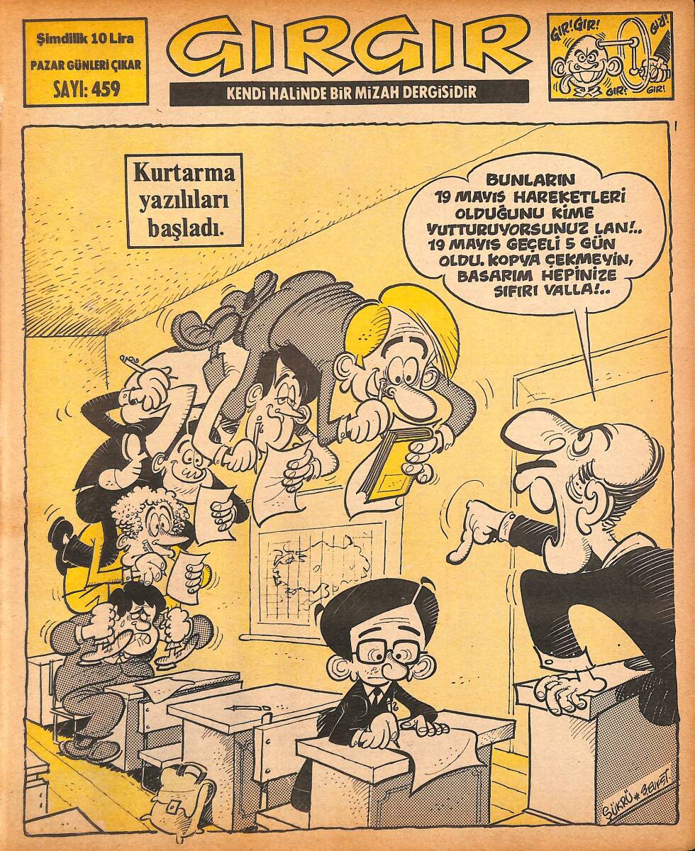 Gırgır Mizah Dergisi 24 Mayıs 1981 Sayı : 459 NDR97506 - 1