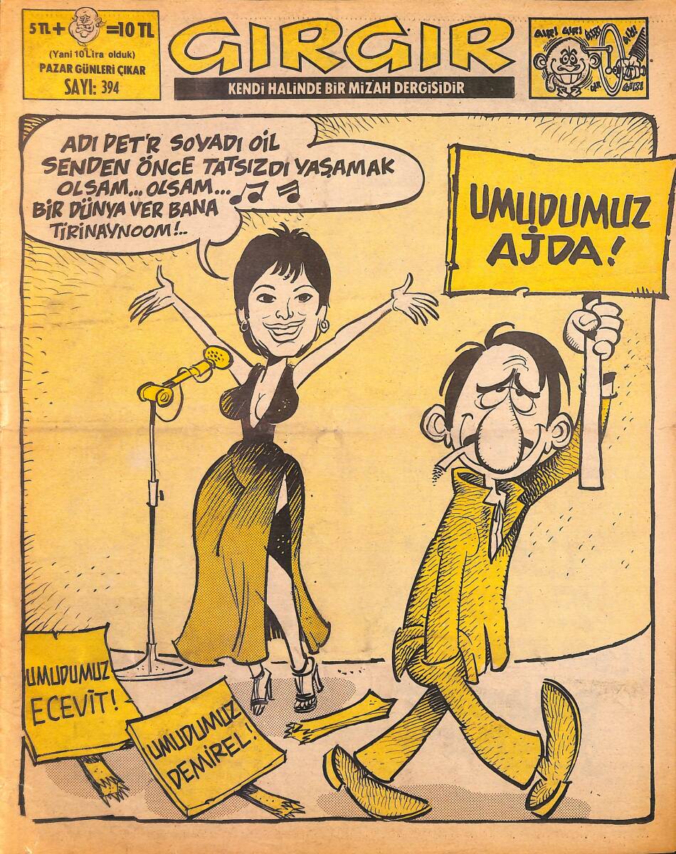 Gırgır Mizah Dergisi 24 Şubat 1980 Sayı : 394 NDR97680 - 1