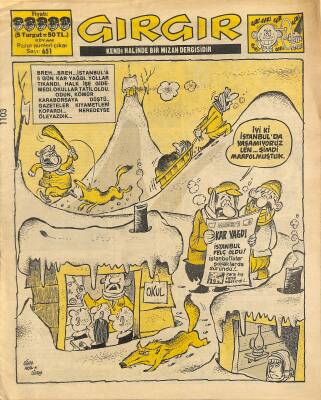 Gırgır Mizah Dergisi 24 Şubat 1985 Sayı 651 NDR80368 - 1