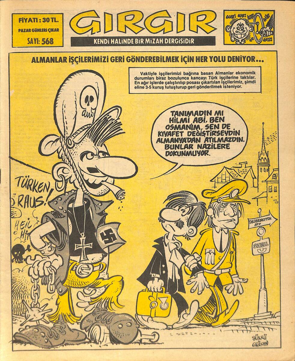 Gırgır Mizah Dergisi 24 Temmuz 1983 Sayı : 568 NDR97265 - 1