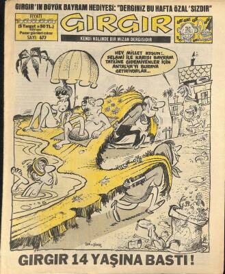 Gırgır Mizah Dergisi 25 Ağustos 1985 Sayı 677 NDR80346 - 1