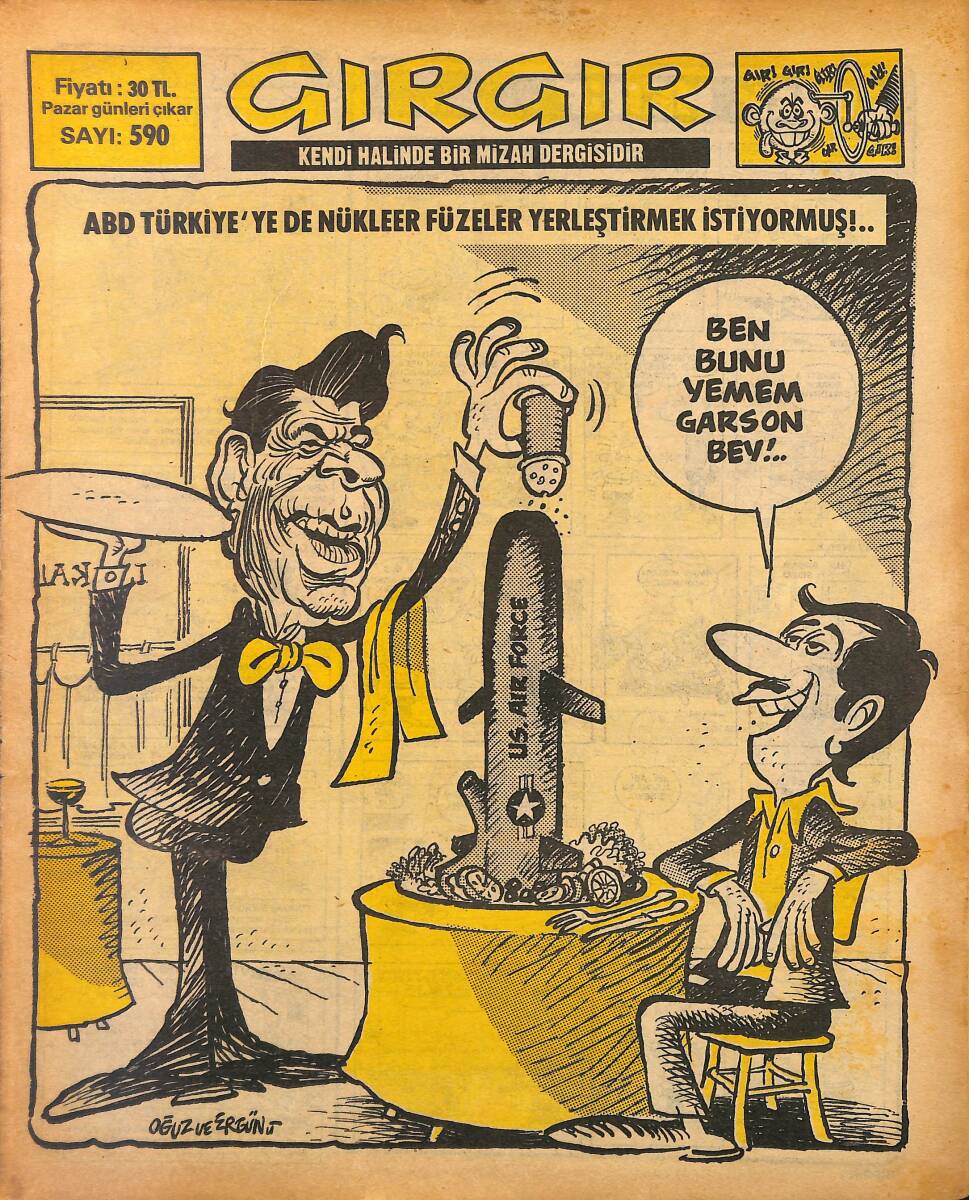 Gırgır Mizah Dergisi 25 Aralık 1983 Sayı: 590 NDR97810 - 1