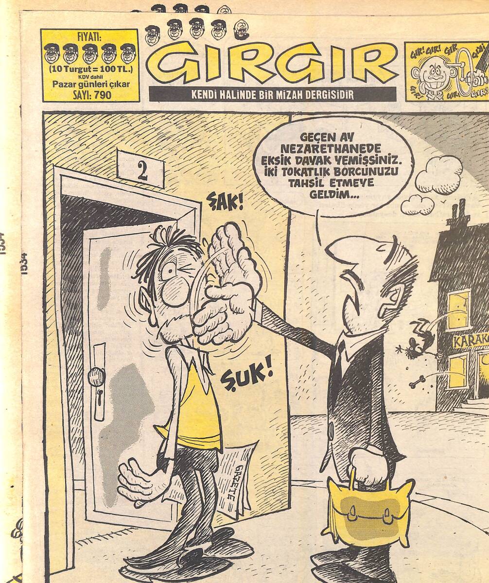 Gırgır Mizah Dergisi 25 Ekim 1987 Sayı : 790 NDR97016 - 1