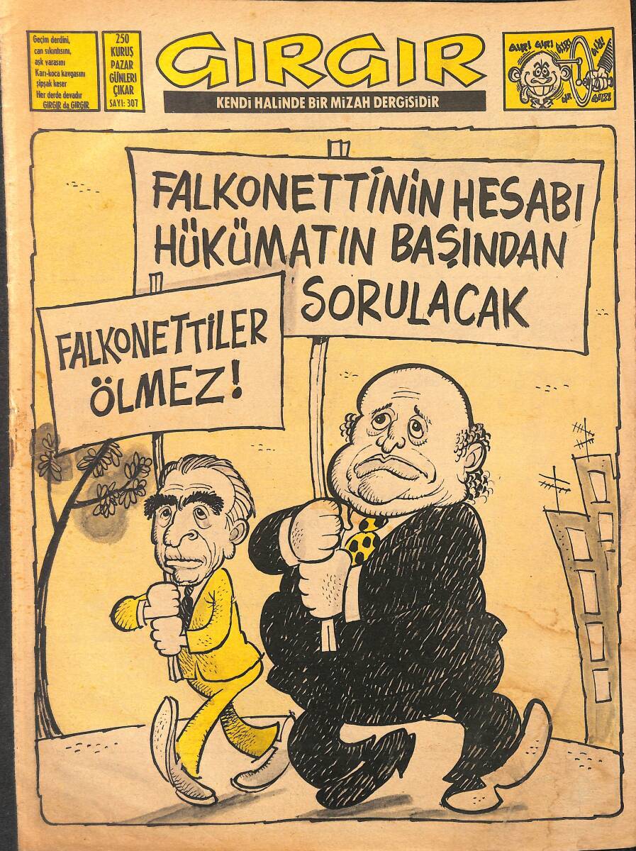 Gırgır Mizah Dergisi 25 Haziran 1978 Sayı : 307 NDR97639 - 1