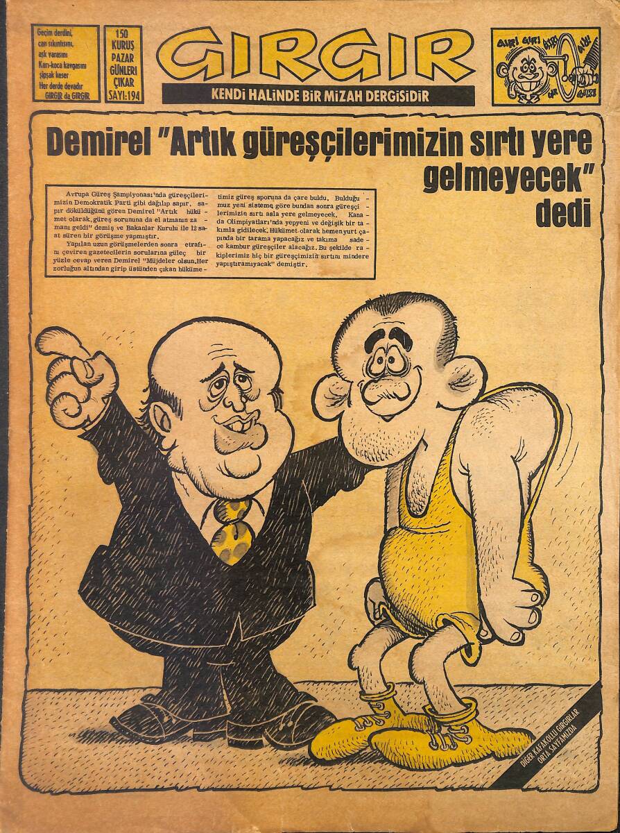 Gırgır Mizah Dergisi 25 Nisan 1976 Sayı: 194 NDR97886 - 1