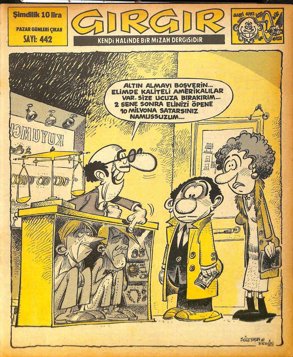 Gırgır Mizah Dergisi 25 Ocak 1981 Sayı : 442 NDR97190 - 1