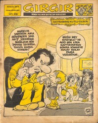 Gırgır Mizah Dergisi 25 Temmuz 1982 Sayı : 516 NDR97532 - Gökçekoleksiyon