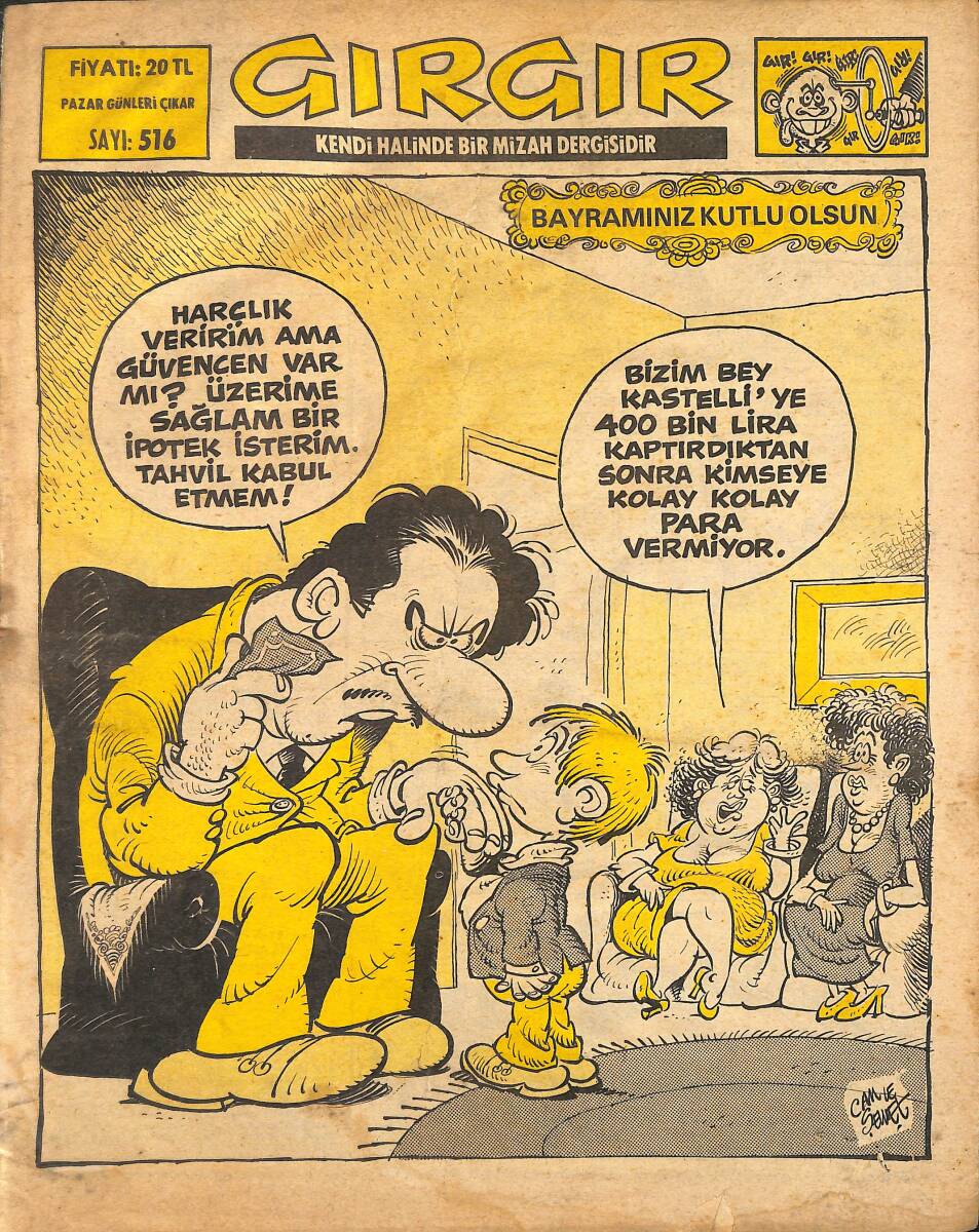 Gırgır Mizah Dergisi 25 Temmuz 1982 Sayı : 516 NDR97532 - 1