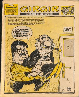 Gırgır Mizah Dergisi 26 Ağustos 1984 Sayı 625 NDR80473 - 1