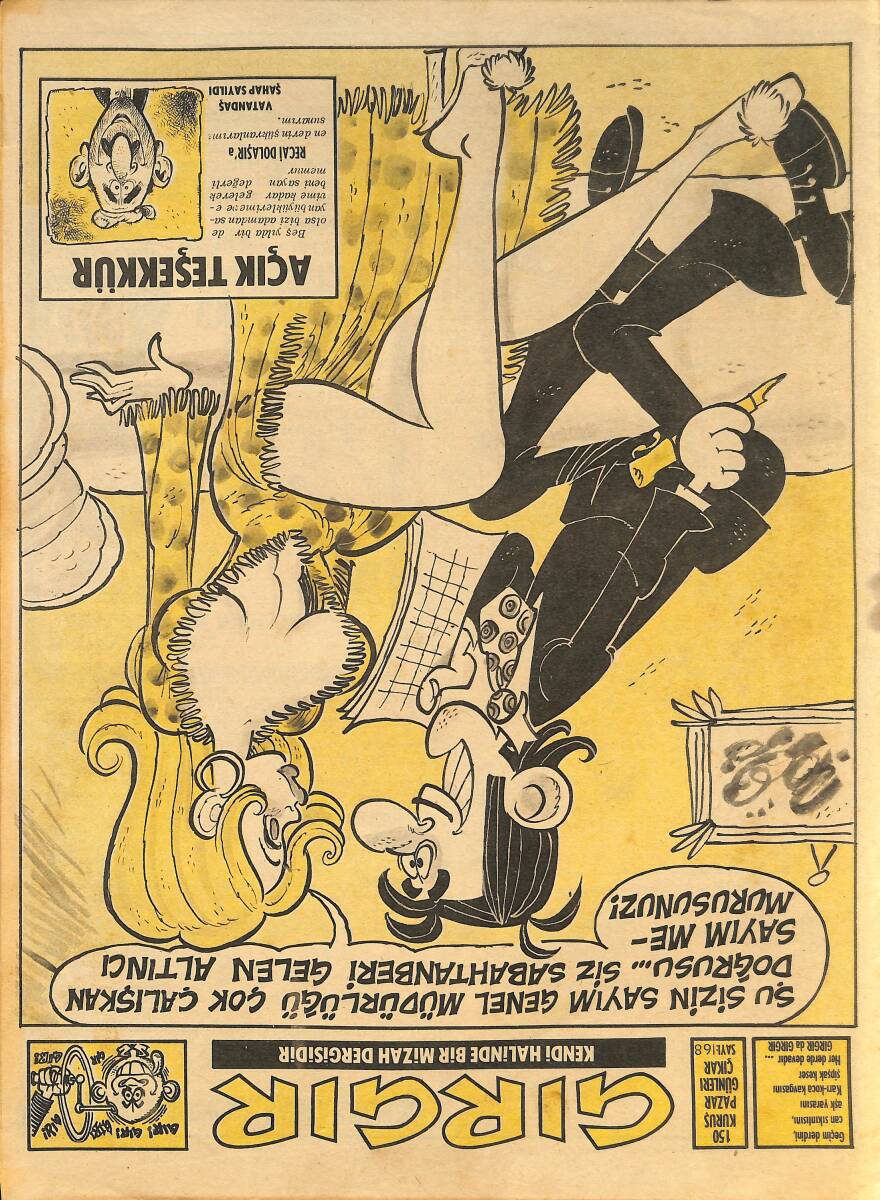 Gırgır Mizah Dergisi 26 Ekim 1975 Sayı : 168 NDR97233 - 1